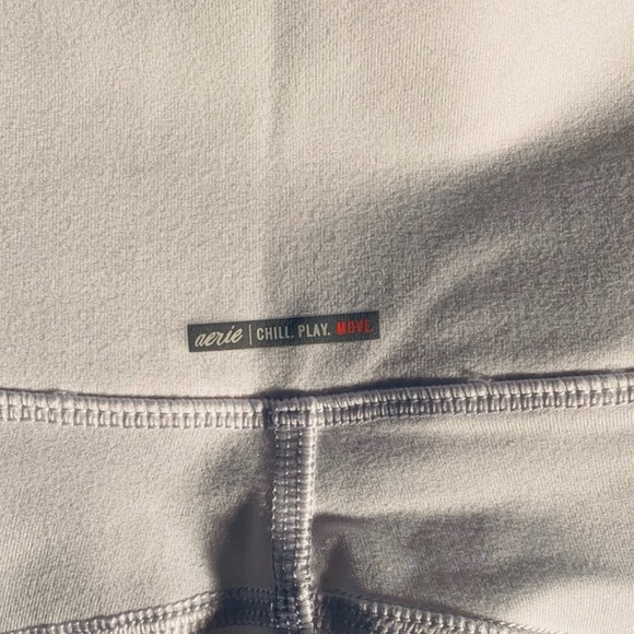 Aerie Move 7/8 Length Mesh Panel Leggings | Size XS - Picture 5 of 6